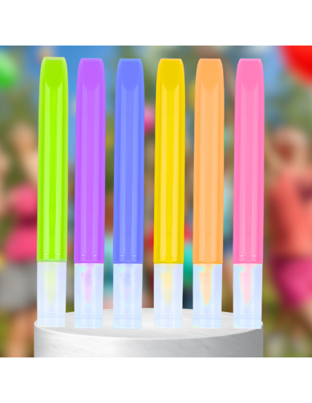 FARBY FLURESCENCYJNE DO MALOWANIA NA CERAMICE SZKLE PORCELANIE 6 SZT