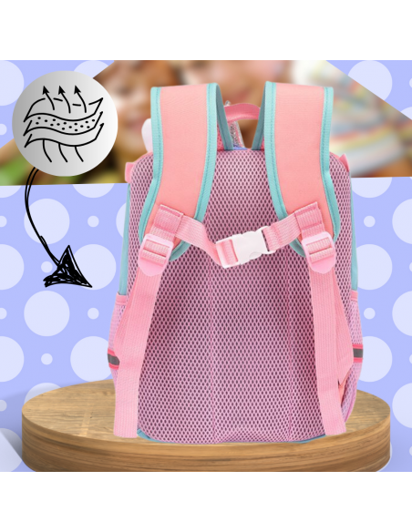 PLECAK DLA PRZEDSZKOLAKA NA WYCIECZKI DZIECIĘCY LEKKI PRZEWIEWNY JEDNOROŻEC