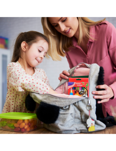 KREDKI OŁÓWKOWE GRUBE JUMBO 12 KOLORÓW