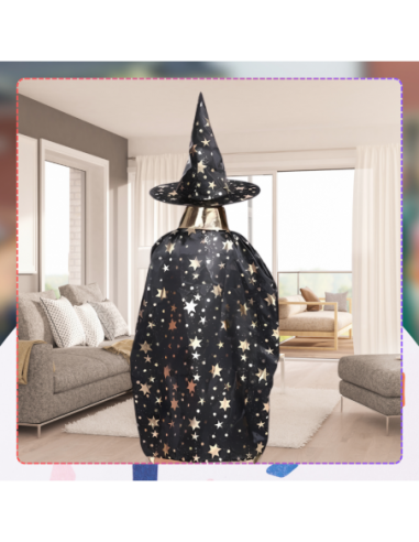 STRÓJ CZARODZIEJA MAGIKA HALLOWEEN...