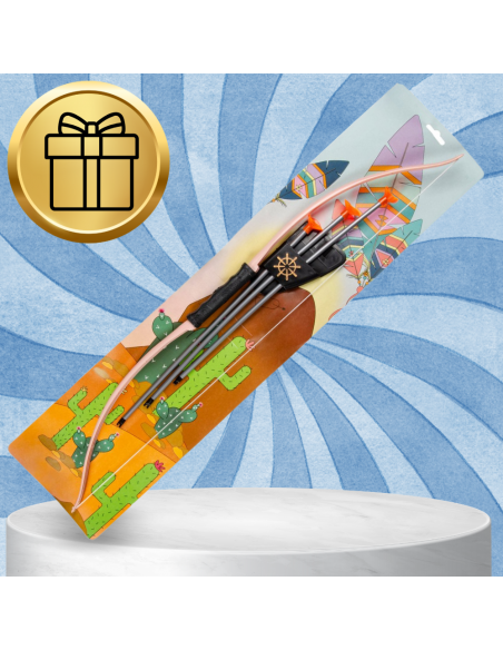 ZESTAW ŁUCZNIKA ŁUK DLA DZIECI 3 STRZAŁY Z PRZYSSAWKAMI 61 CM