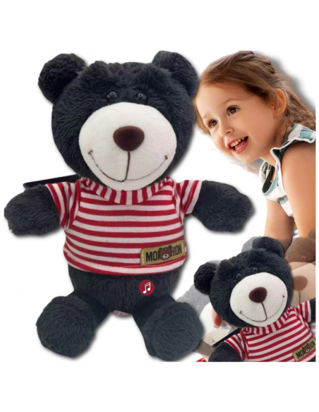 INTERAKTYWNY GADAJĄCY MIŚ PRZEDRZEŹNIACZ GADUŁA POWTARZA NAGRANE SŁOWA TAŃCZY