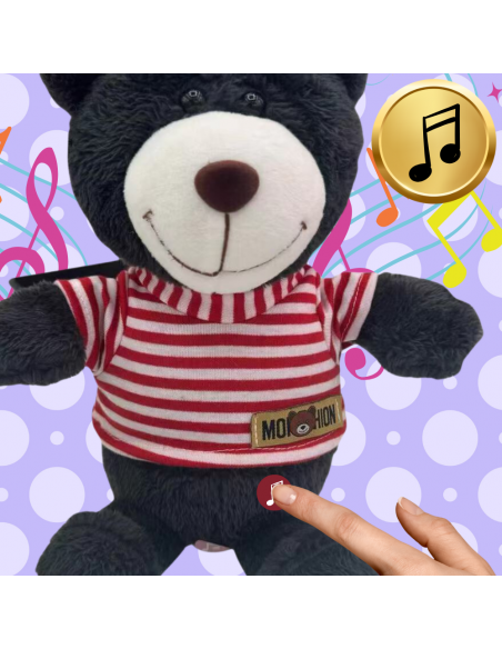 INTERAKTYWNY GADAJĄCY MIŚ PRZEDRZEŹNIACZ GADUŁA POWTARZA NAGRANE SŁOWA TAŃCZY