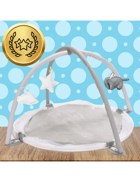 MATA EDUKACYJNA DLA NIEMOWLĄT INTERAKTYWNA 4w1 SŁONIK PIŁECZKI MASKOTKI