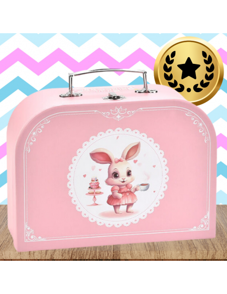 ZESTAW DO HERBATY KAWY DLA DZIECI KRÓLICZE USZY SERWIIS AKCESORIA CIASTA