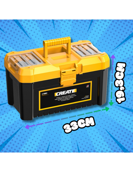 Duży Zestaw Skrzynka z Narzędziami dla Dzieci Wkrętarka Majsterkowicz