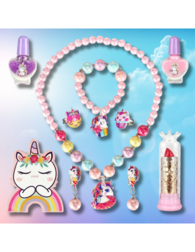 ZESTAW BIŻUTERI DLA DZIECI JEDNOROŻEC...