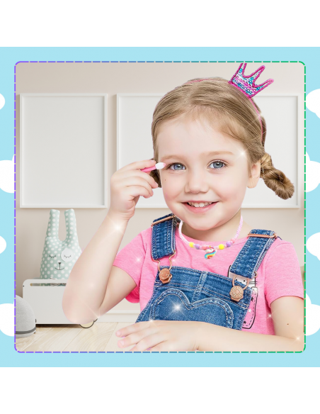 DUŻY ZESTAW KOSMETYKÓW DO MAKIJAŻU PAZNOKCI MAKE UP DLA DZIECI KUFEREK XXL