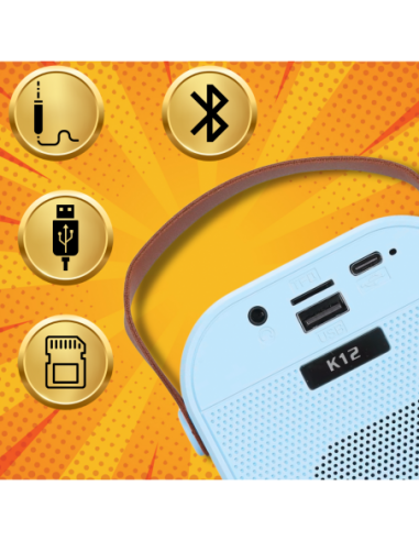 GŁOŚNIK PRZENOŚNY BEZPRZEWODOWY...