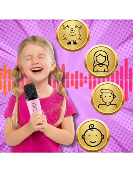 GŁOŚNIK PRZENOŚNY BEZPRZEWODOWY BLUETOOTH KARAOKE Z MIKROFONEM USB RGB