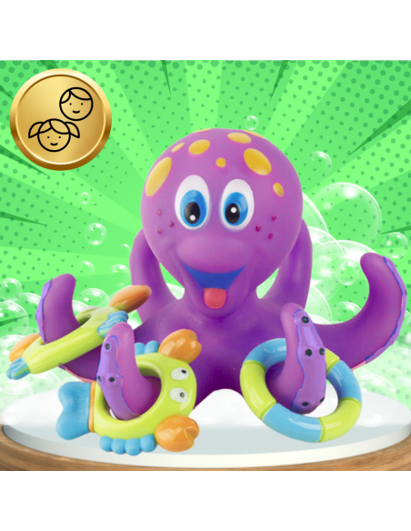 ZABAWKA OŚMIORNICZKA DO WANNY KĄPIELI WODNA PŁYWAJĄCA OŚMIORNICA DLA DZIECI