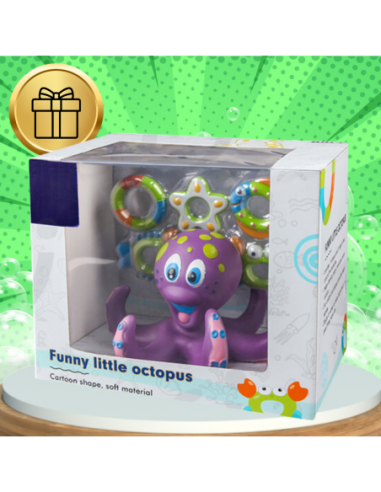ZABAWKA OŚMIORNICZKA DO WANNY KĄPIELI...