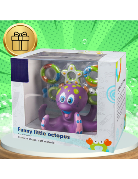 ZABAWKA OŚMIORNICZKA DO WANNY KĄPIELI WODNA PŁYWAJĄCA OŚMIORNICA DLA DZIECI