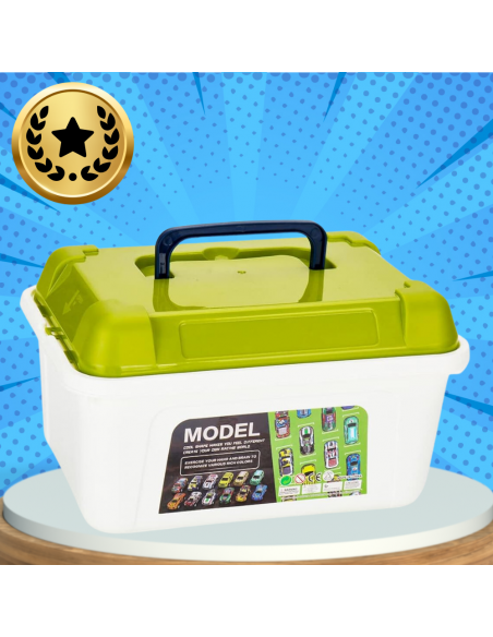 DUŻY ZESTAW SAMOCHODÓW METALOWE RESORAKI W WALIZCE AUTKA Z NAPĘDEM 50szt