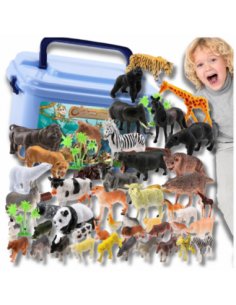 FIGURKI ZESTAW ZWIERZĄTEK...