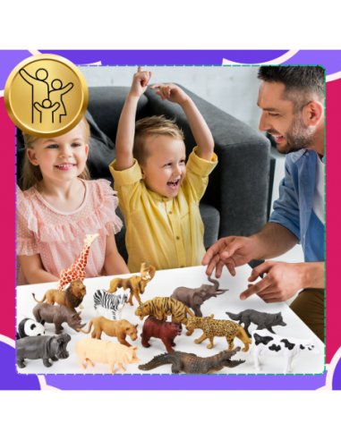 FIGURKI ZESTAW ZWIERZĄTEK ZOO FIGUREK...