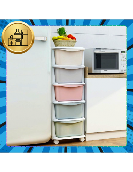 REGAŁ SZAFKA NA ZABAWKI DOKUMENTY UBRANIA POJEMNIK PLASTIKOWY NA KÓŁKACH