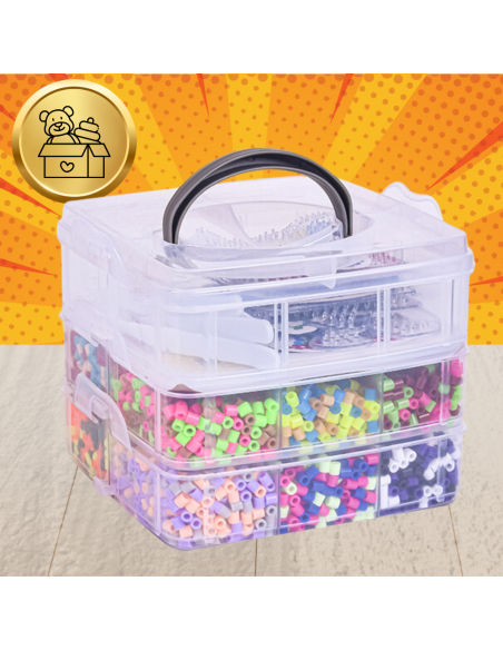 ZESTAW XL DLA DZIECI 11000szt PRASOWANKA KORALIKI DO PRASOWANIA AKCESORIA