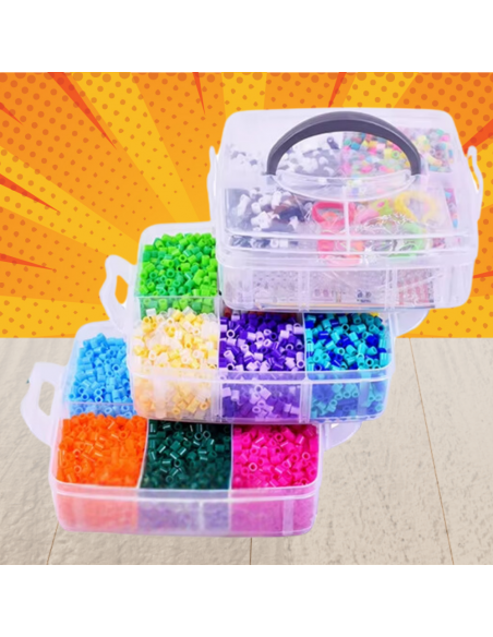 ZESTAW XL DLA DZIECI 11000szt PRASOWANKA KORALIKI DO PRASOWANIA AKCESORIA
