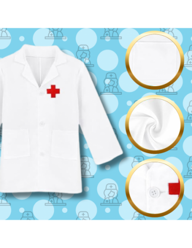 STRÓJ KOSTIUM PRZEBRANIE LEKARZA...