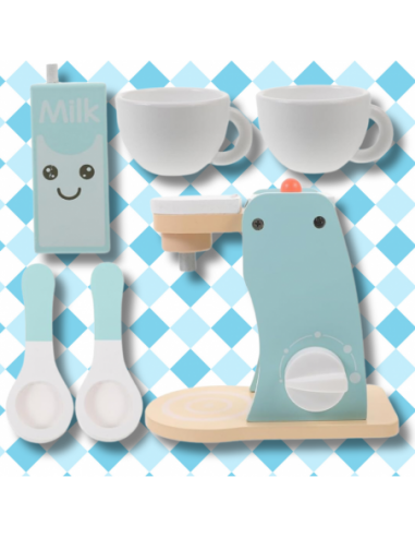 DREWNIANY EKSPRES DO KAWY AKCESORIA...