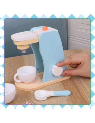 DREWNIANY EKSPRES DO KAWY AKCESORIA...