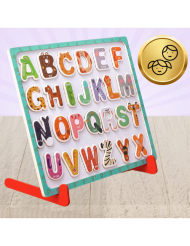 Duży Zestaw Drewniane Magnetyczne...