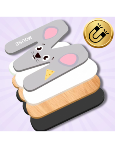 Duży Zestaw Drewniane Magnetyczne...