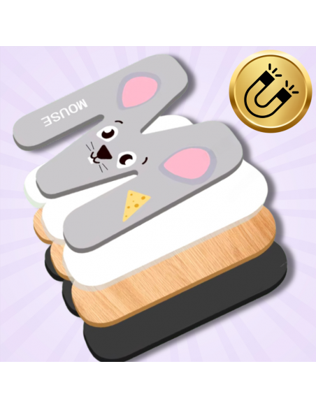 Duży Zestaw Drewniane Magnetyczne Literki z Tablicą Marker Zabawa Nauka