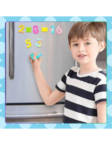 Duży Zestaw Drewnianych Magnetycznych...