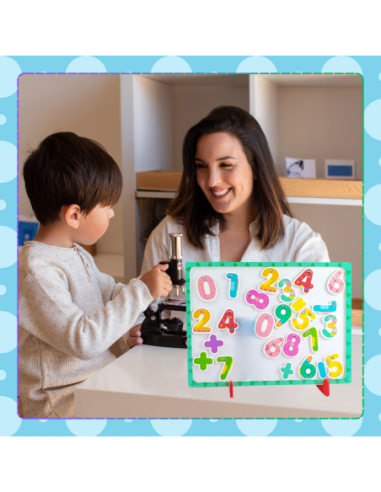 Duży Zestaw Drewnianych Magnetycznych...