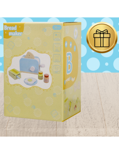 TOSTER OPIEKACZ DREWNIANY DUŻY ZESTAW...