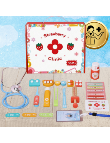 DOKTOR DREWNIANY ZESTAW LEKARSKI...