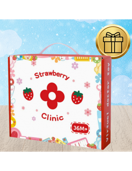 DOKTOR DREWNIANY ZESTAW LEKARSKI LEKARZ STETOSKOP WALIZKA DLA DZIECI