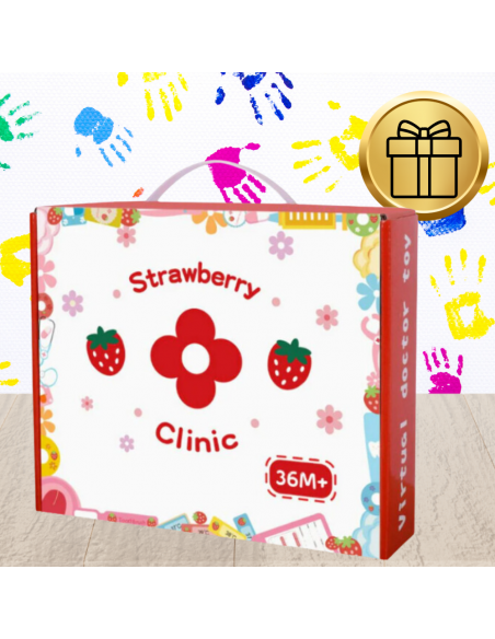 DOKTOR DREWNIANY ZESTAW LEKARSKI LEKARZ STETOSKOP STRÓJ DLA DZIECI