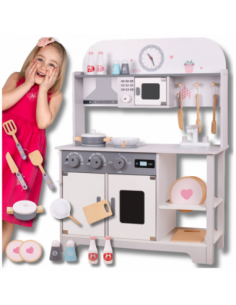 Duża Drewniana Kuchnia Dla...