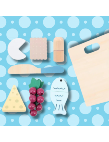 Drewniany Duży Zestaw Do Krojenia dla...