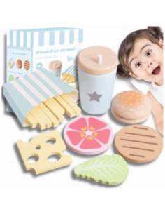 Drewniany Duży Zestaw...