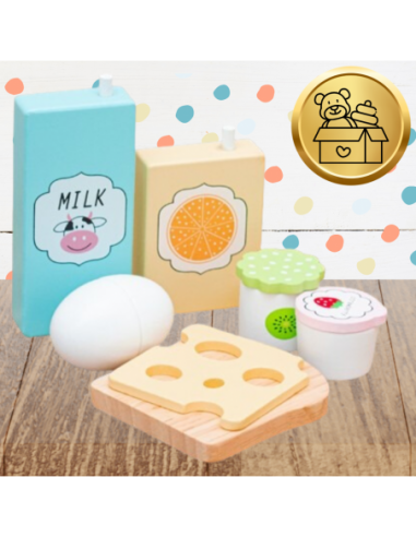 Drewniany Zestaw śniadanie Krojenie...