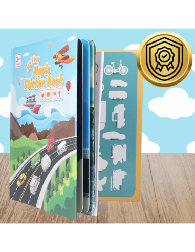 Książeczka z Naklejkami Pojazdami...