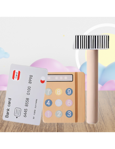 Drewniana Kasa Fiskalna Sklepowa Dla...