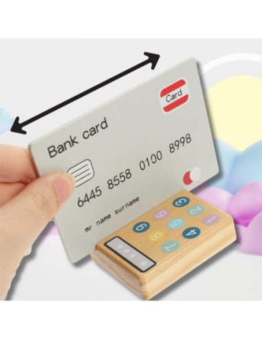 Drewniana Kasa Fiskalna Sklepowa Dla...