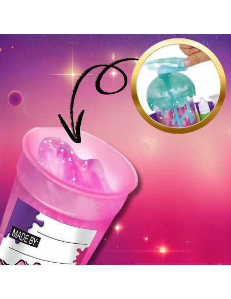 DUŻY ZESTAW DLA DZIECI FABRYKA DO ROBIENIA SLIME GLUTÓW BROKAT AKCESORIA