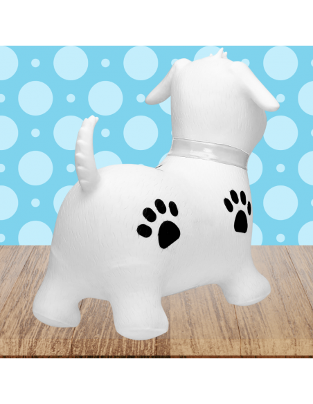 SKOCZEK DLA DZIECI DO SKAKANIA GUMOWY Z POMPKĄ PIES