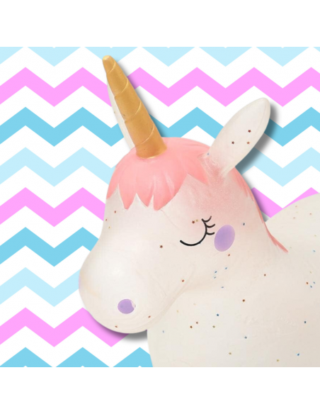 SKOCZEK DLA DZIECI DO SKAKANIA GUMOWY Z POMPKĄ JEDNOROŻEC