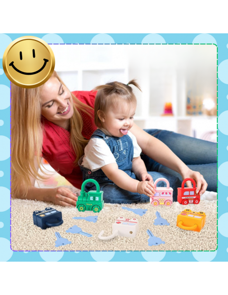 GRA EDUKACYJNA ŁAMIGŁÓWKA SAMOCHODZIKI KLOCKI KŁÓDKI ZABAWKA SENSORYCZNA MONTESSORI