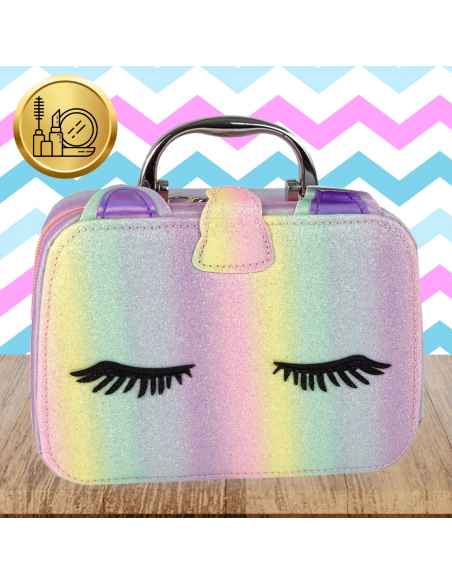 ZESTAW KOSMETYKÓW DLA DZIECI DO MAKIJAŻU MALOWANIA KUFEREK DLA DZIEWCZYNKI