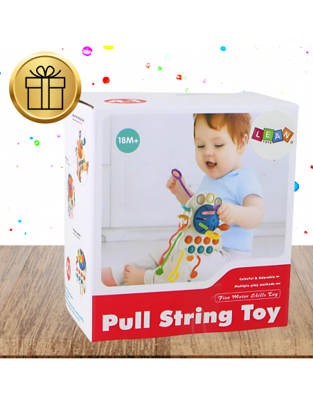 ZABAWKA SENSORYCZNA DLA NIEMOWLAKA 4 w 1 OŚMIORNICA ROZWÓJ ZMYSŁÓW DZIECKA