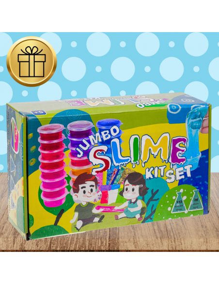 SLIME ZESTAW DLA DZIECI DO TWORZENIA GLUTÓW 28 GOTOWYCH SLIME + AKCESORIA