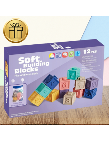 Miękkie kreatywne klocki sensoryczne...